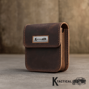 K-Tactical Heritage Flip Phone Leather Pouch
