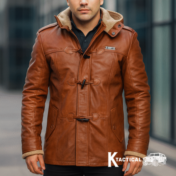K-Tactical Heritage Winter Longline Leather Jacket