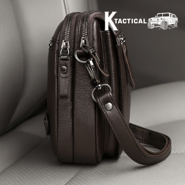 K-Tactical Heritage Leather Hand-Carry Clutch - Image 4
