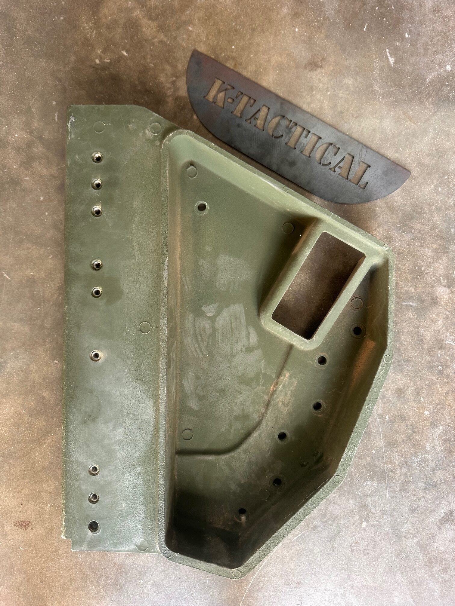 HMMWV Ballistic Armor Mounting Brackets Pair – PN 6452284R & 6452283L – M1151 M1152 M1165 B-Kit Armor Support - Image 3