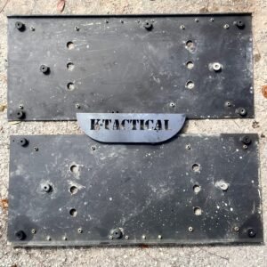 HMMWV M1165 Wheelhouse Stowage Mounting Plates (Pair) - PN 12518573