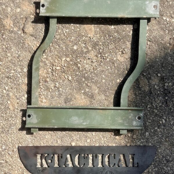 HMMWV Jerry Can Holder Bracket – NATO 5 Gallon Fuel / Water Can Mount – Humvee Fuel Can Rack