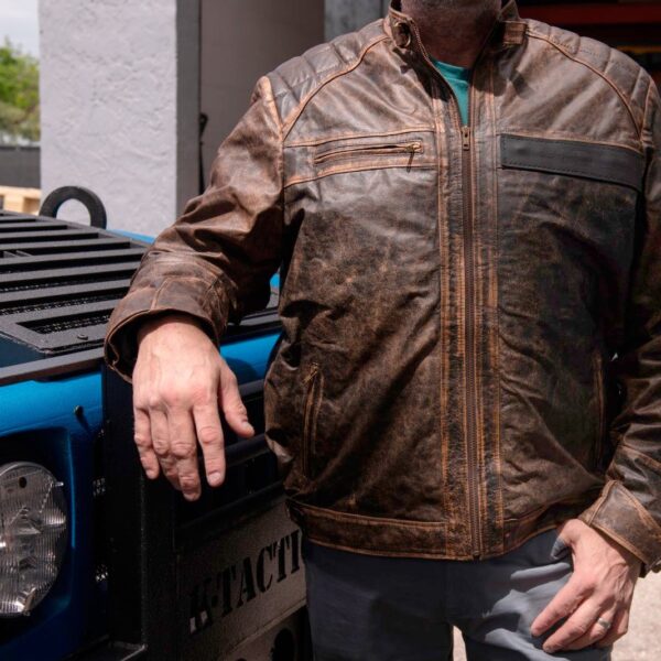 K-Tactical Vintage leather jacket