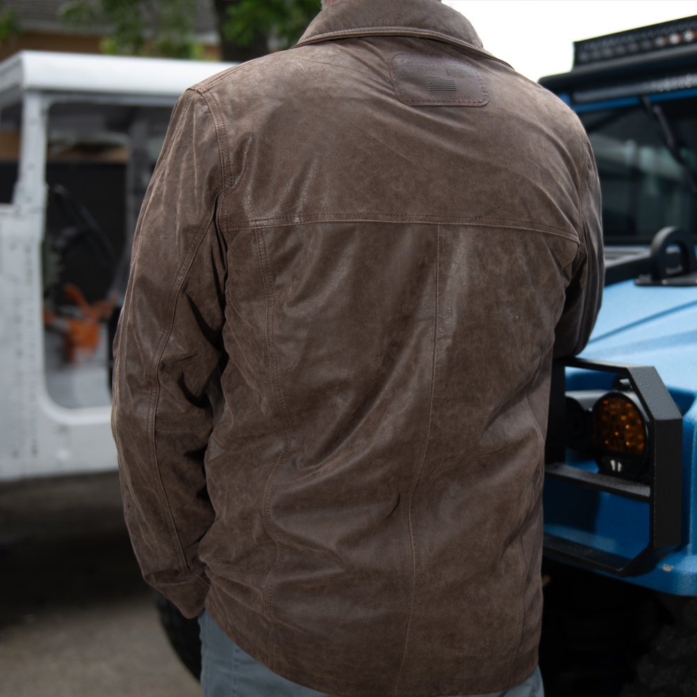 K-Tactical Men’s leather Jacket - Image 2