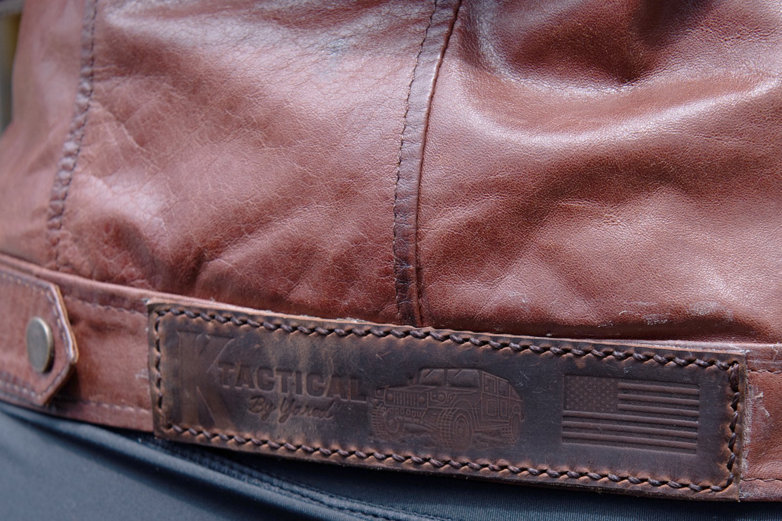 K-Tactical Leather Coat - Image 9