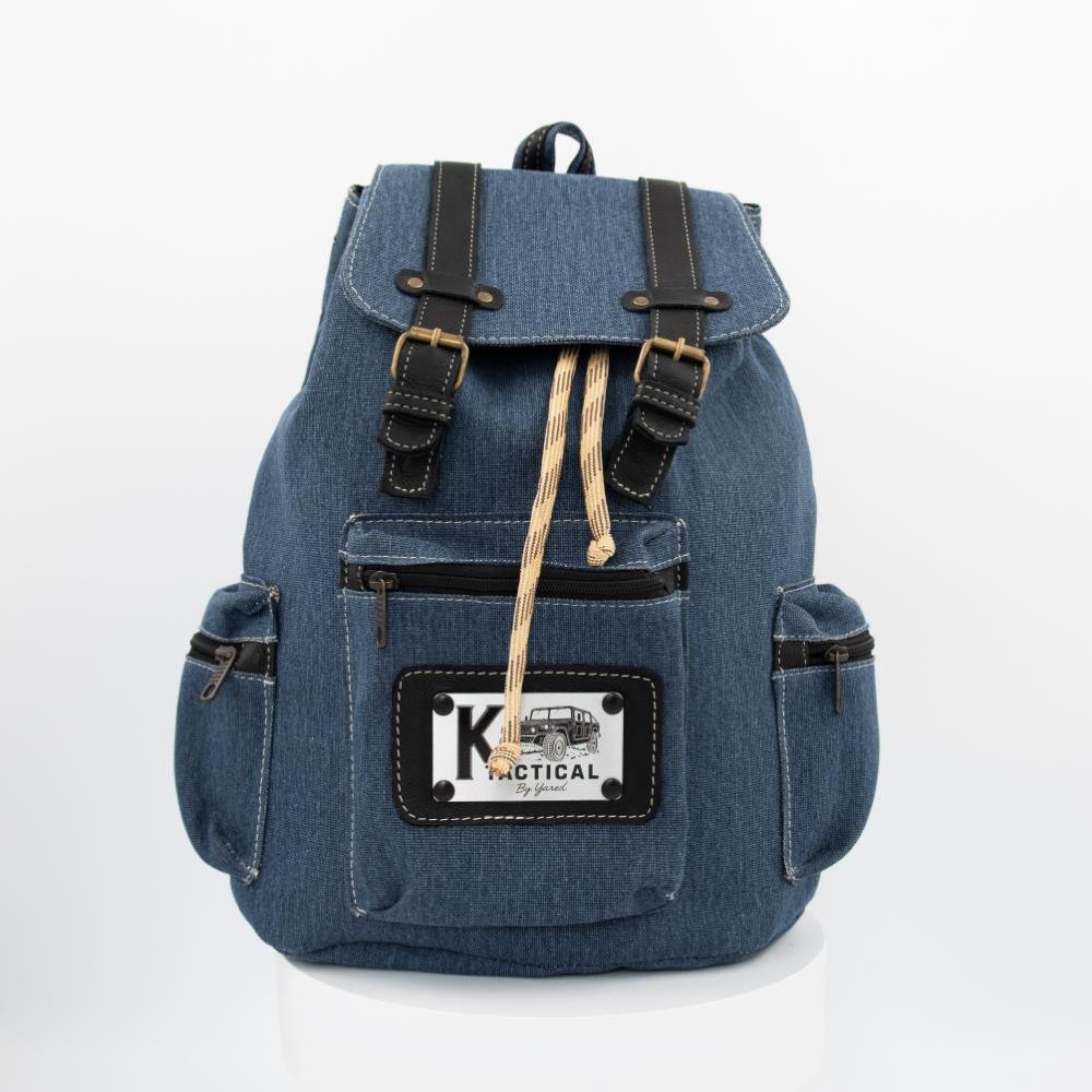 K-Tactical Canvas Backpack with Buckles