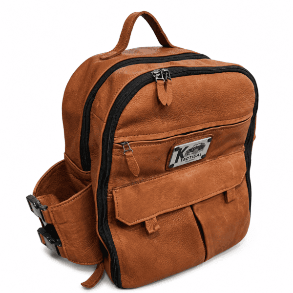 Genuine Calfskin Leather Insulated Picnic Backpack by K-Tactical