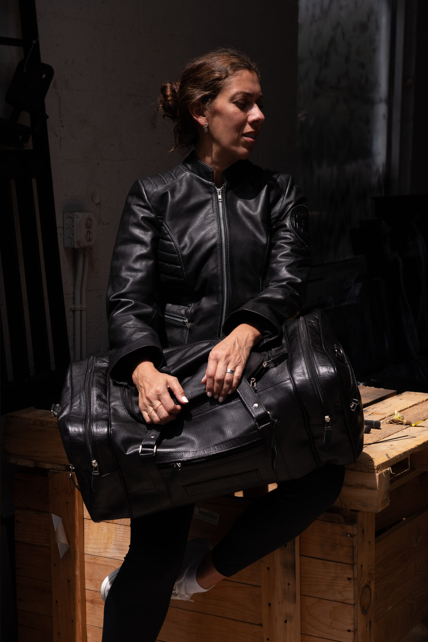 K-Tactical Women’s leather jacket - Image 10