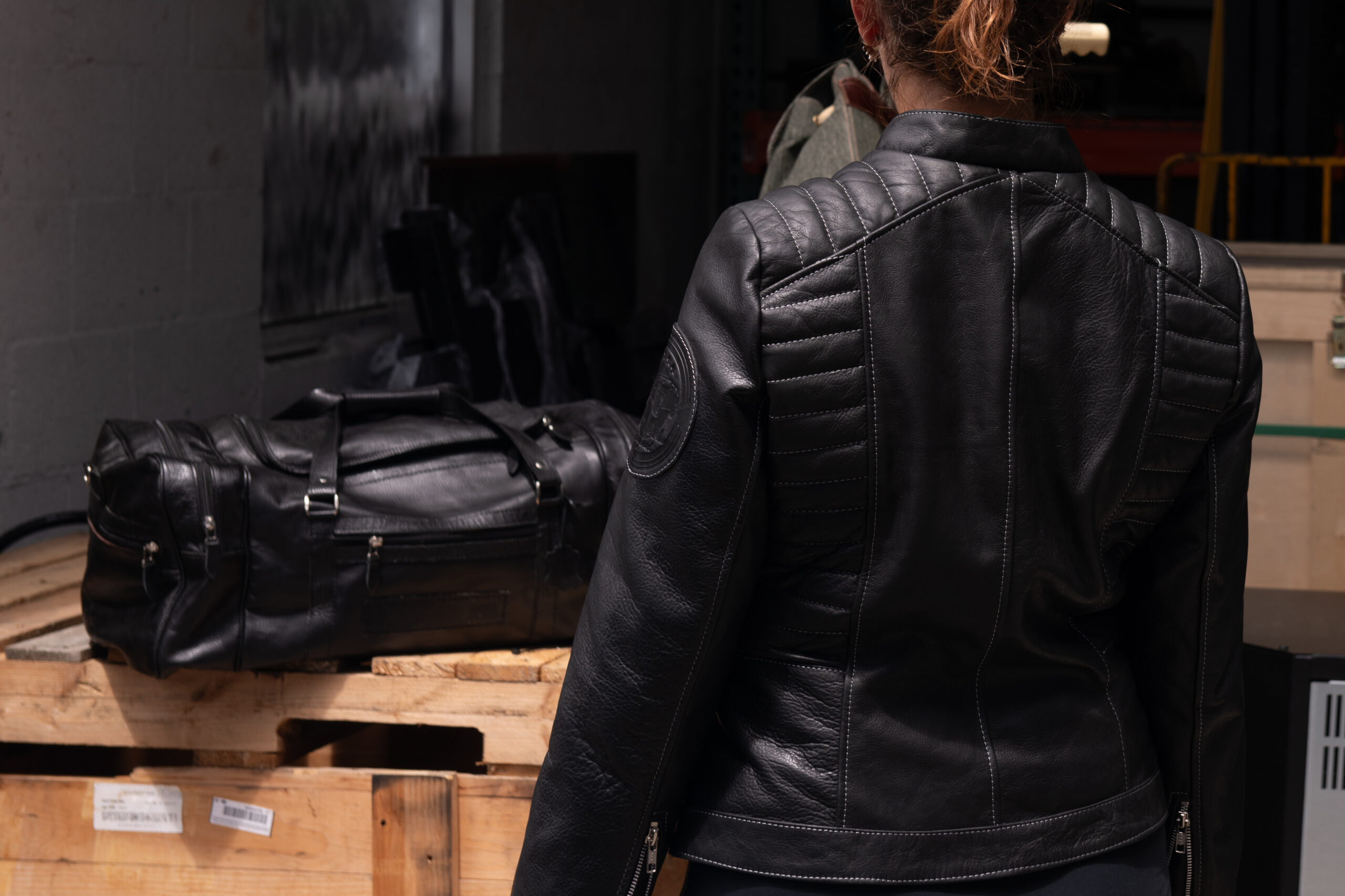 K-Tactical Women’s leather jacket - Image 9
