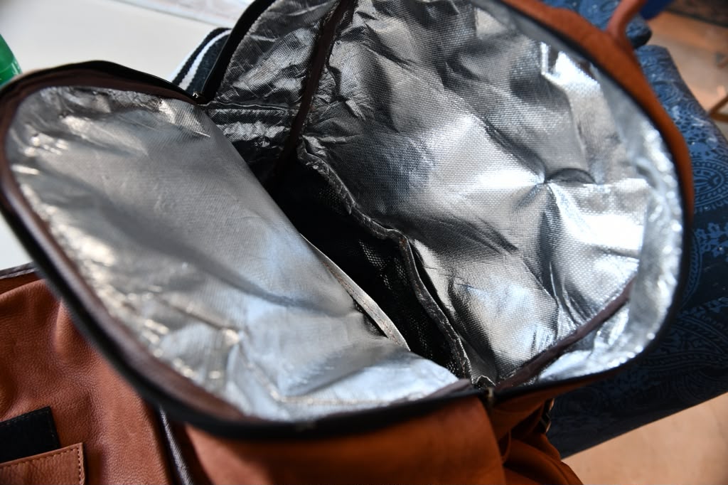 Genuine Calfskin Leather Insulated Picnic Backpack by K-Tactical - Image 2