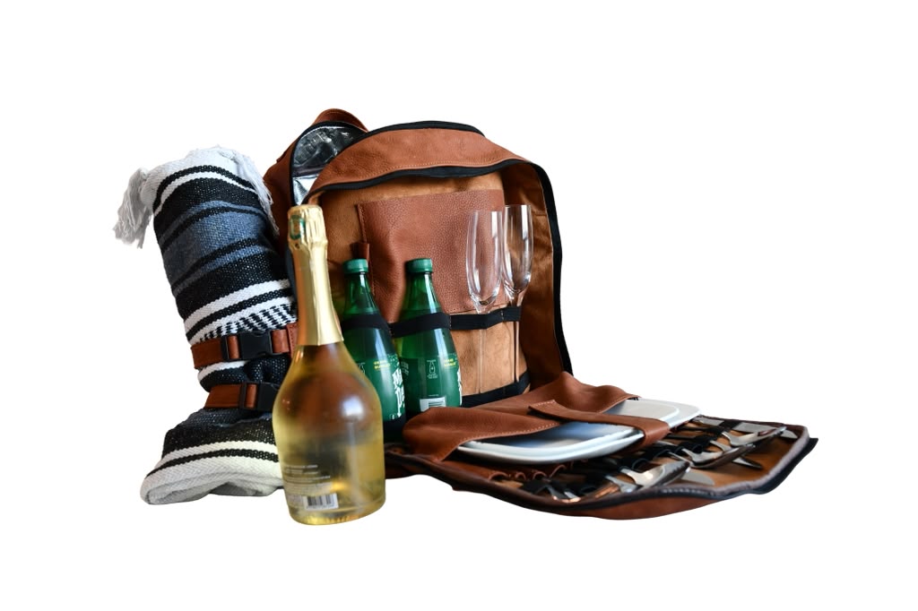 Genuine Calfskin Leather Insulated Picnic Backpack by K-Tactical - Image 7