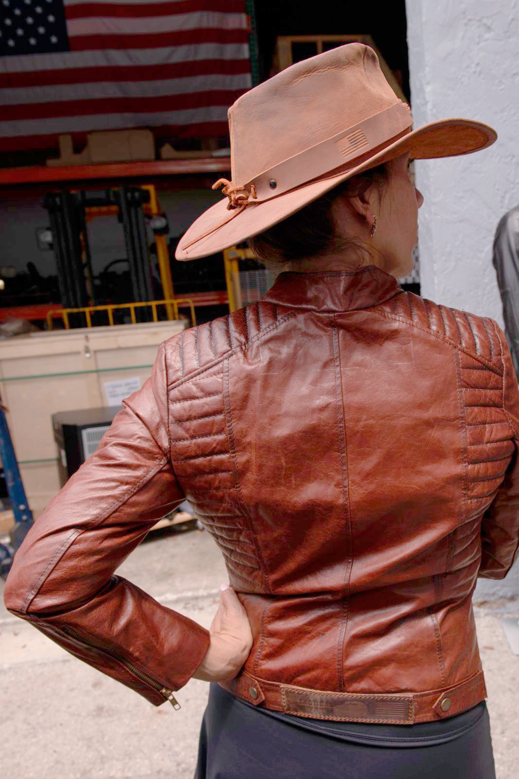 K-Tactical Leather Coat - Image 10