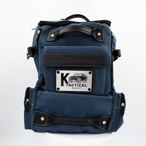 K-Tactical Blue canvas and black leather