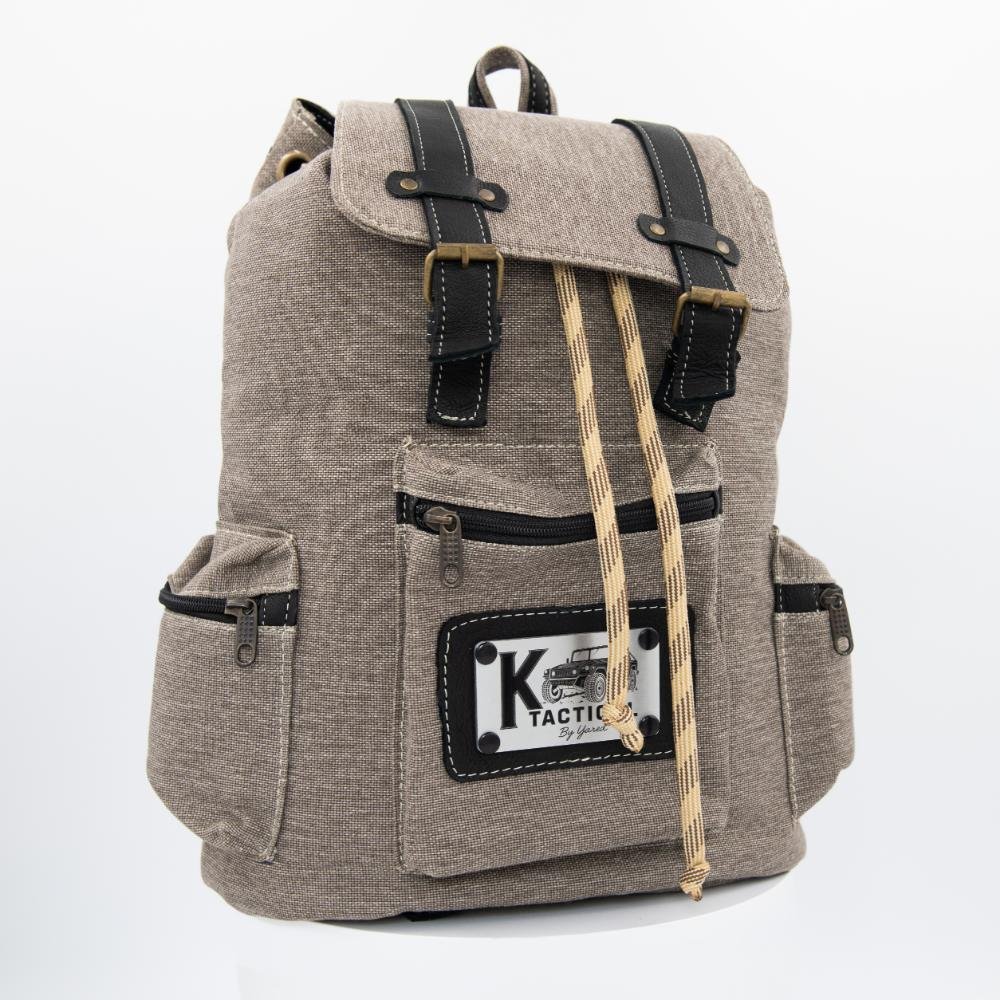 K-Tactical Canvas Backpack with Buckles - Image 7