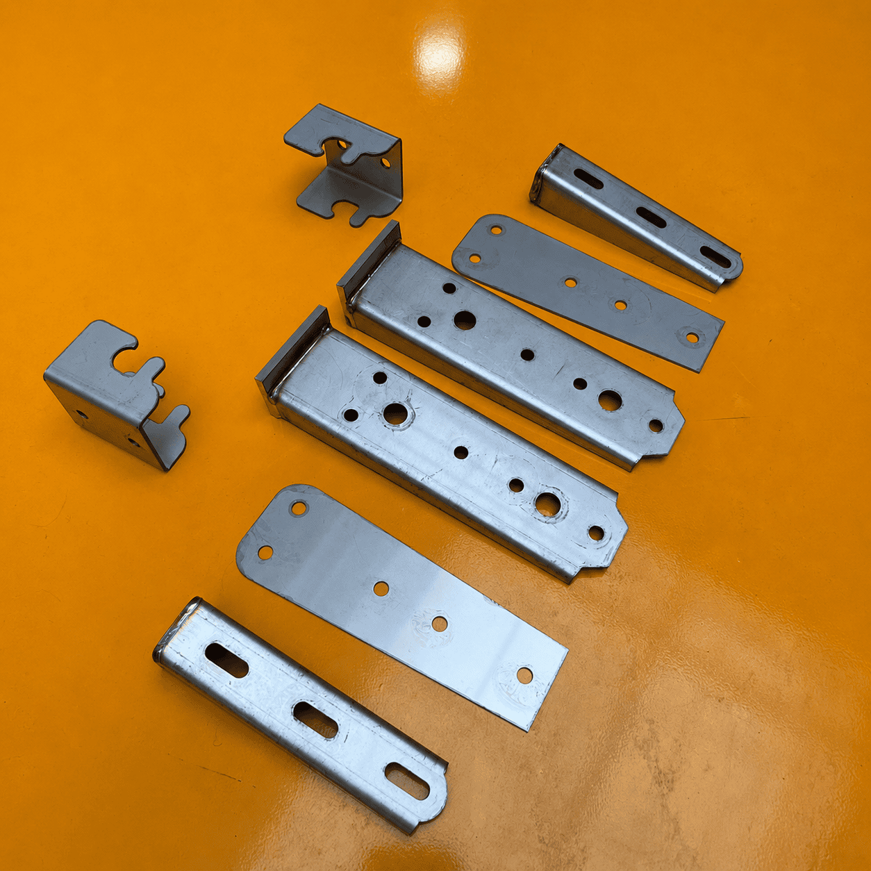 Complete Stainless 2mm Steel Hood Inner Support and Retainer Kit - HMMWV all Models - Image 3