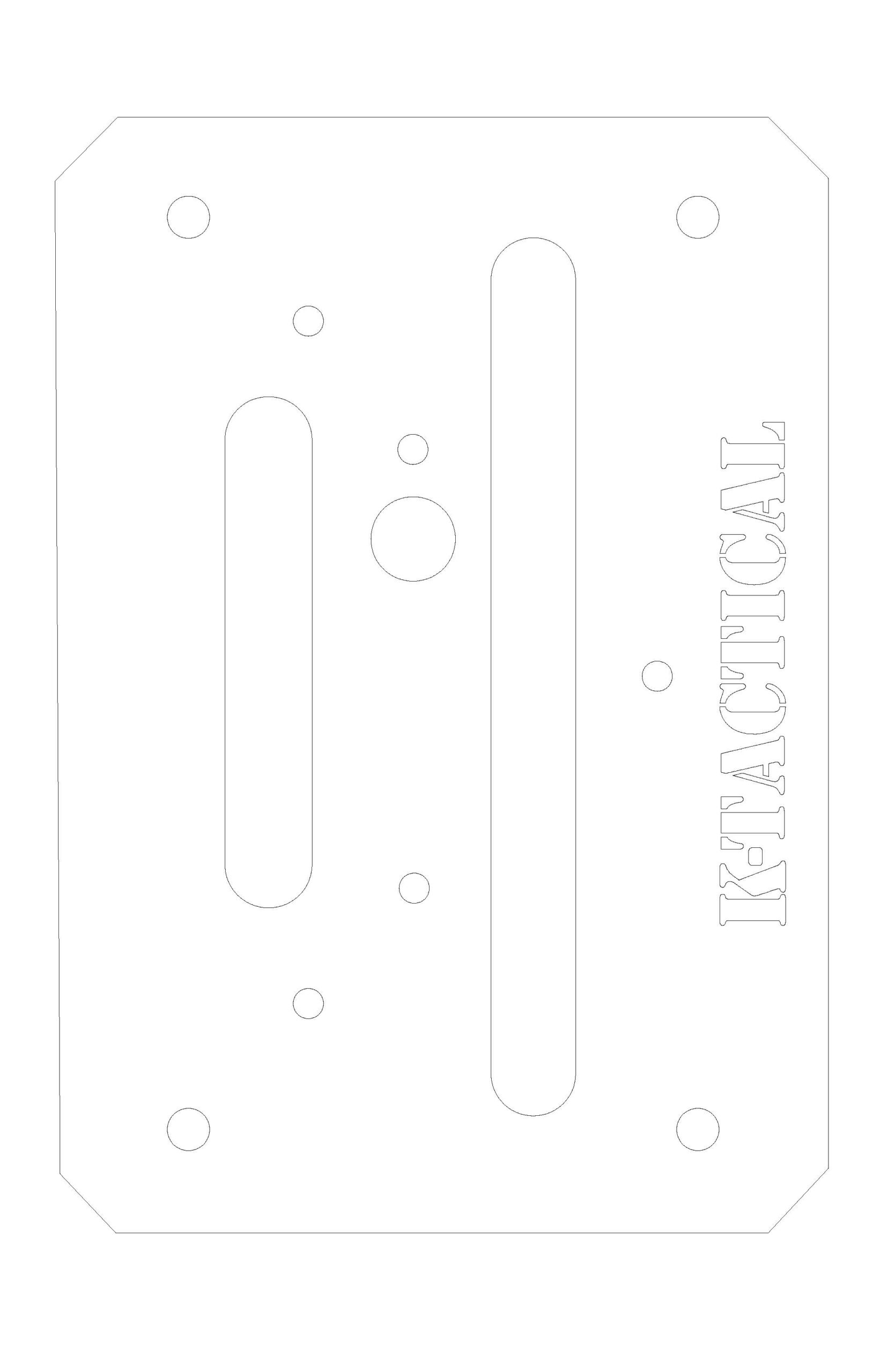Transmission Shifter Cover - HMMWV 2 mm Polished Aluminum - Image 3