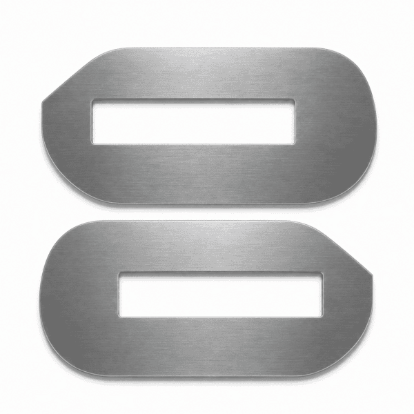 METALLIC 2 mm Steel Under-Hood Support Plate Kit for Rubber Pads