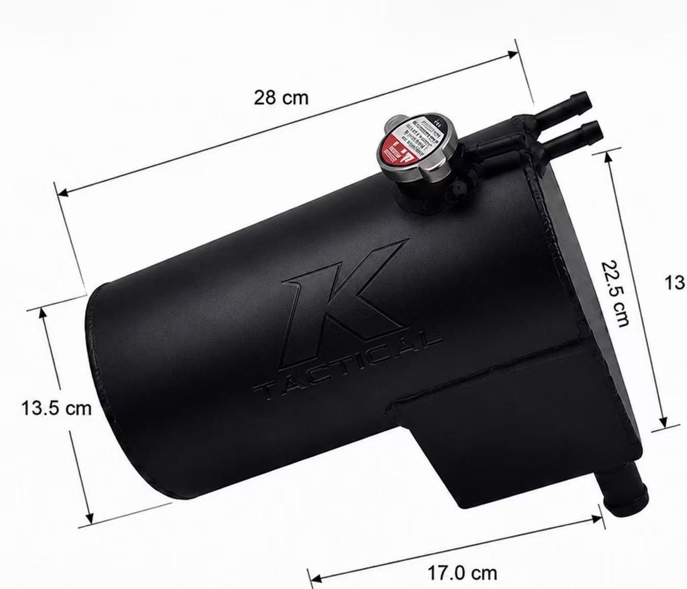 HMMWV Aluminum Radiator Coolant Overflow Reservoir Tank