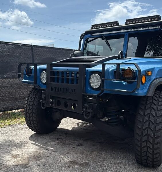 HMMWV / HUMMER H1 HEAVY DUTY FRONT BUSH GUARD HARD STEEL 2 INCHES BY 10mm THICKNES