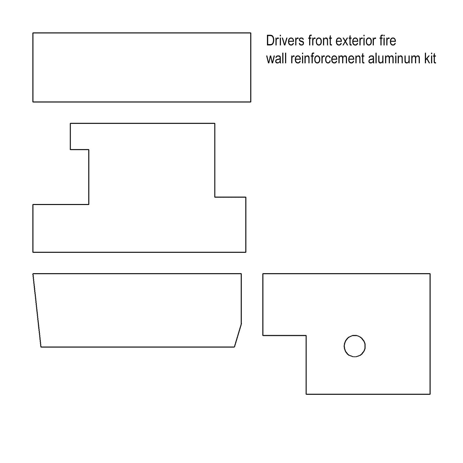 5 mm Aluminum Floor Reinforcement Kit - Universal HMMWV and Hummer - Image 4