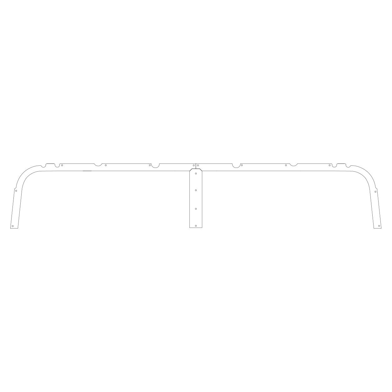 Universal Stainless Steel Front Windshield Retainer Kit - HMMWV All Models - Image 5