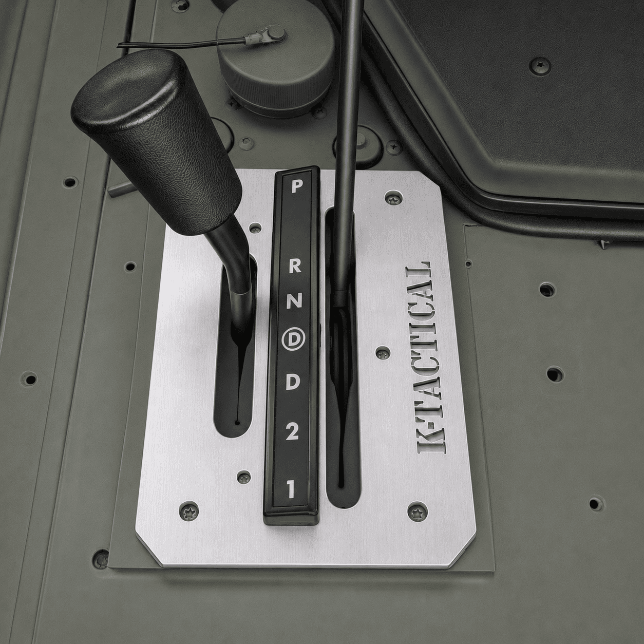 Transmission Shifter Cover - HMMWV 2 mm Polished Aluminum - Image 4