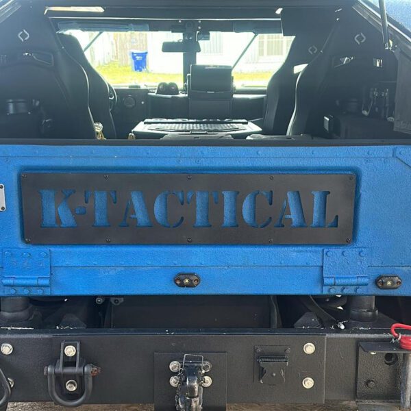 Aluminum Rear Tailgate Plate - Universal HMMWV and Hummer